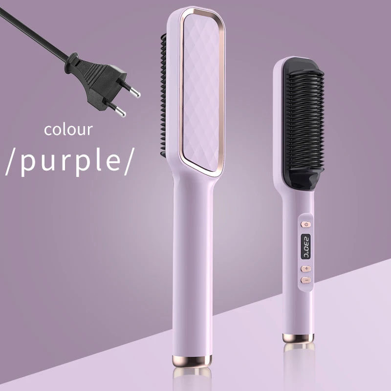 Multifunctional electric straightening comb.