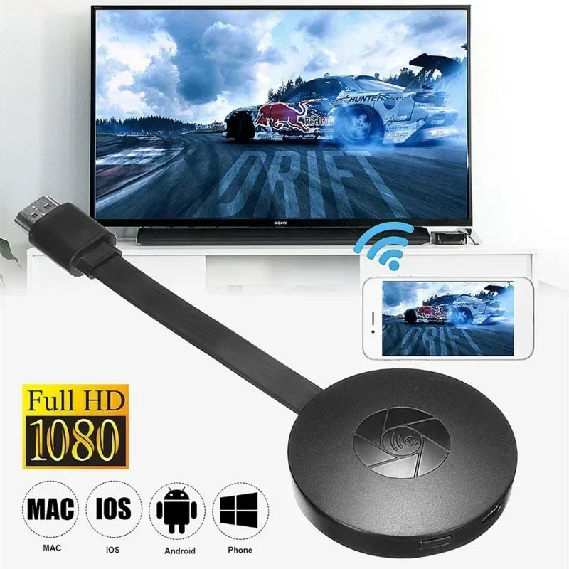 MUZISN 1080P G2 is suitable for MiraScreen monitor Anycast Wifi portable Miracast dongle.
