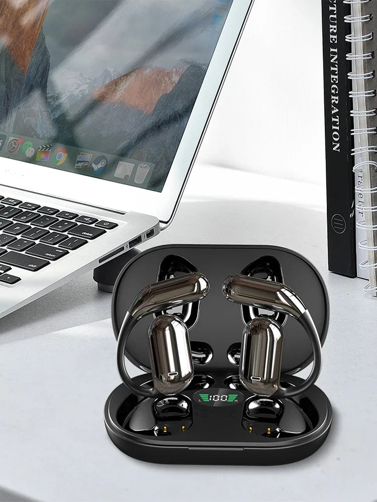 QCY Crossky R70 Open Ear Wireless Headphones Hi-Res with 144 languages