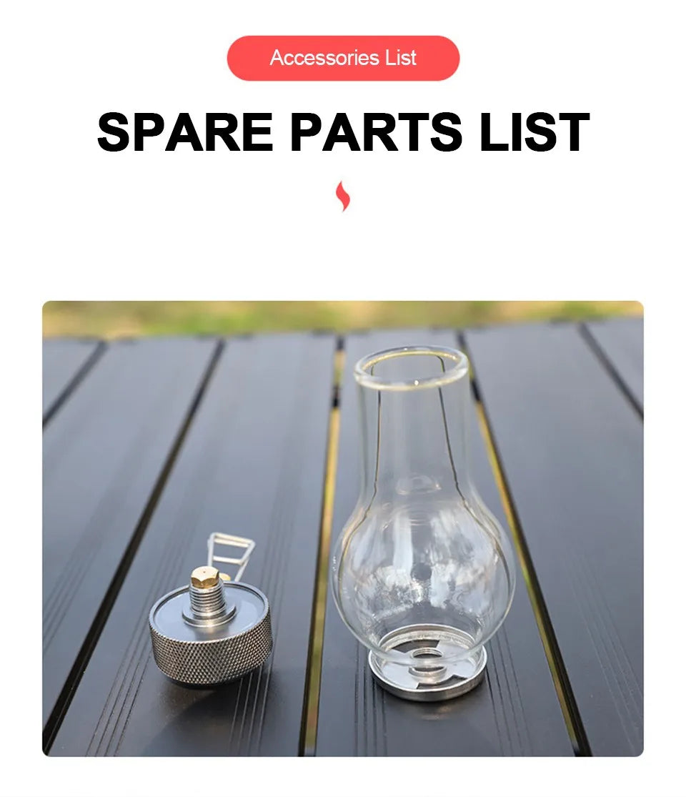 Portable Butane Gas Lamp for Camping,