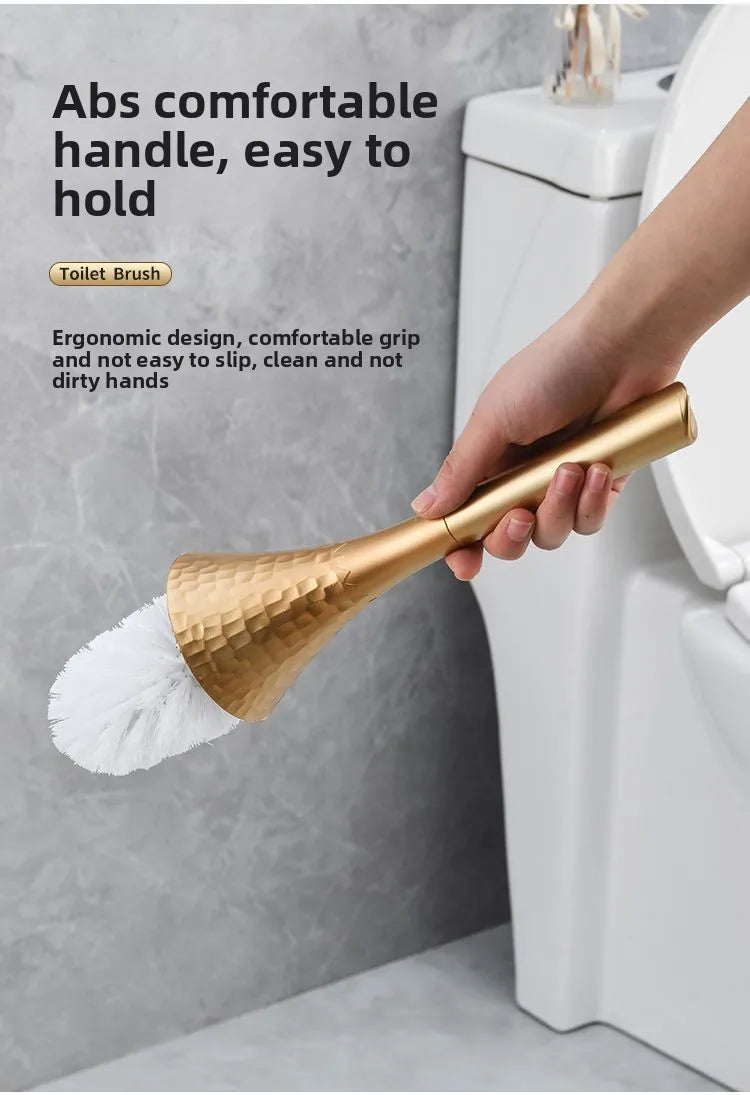 Premium Long Handle Toilet Brush with Holder.