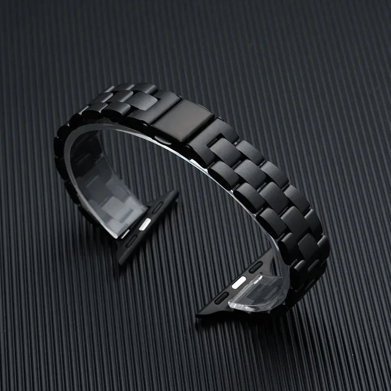 Stainless steel band for apple watch strap 44mm 45mm 40mm 42-38-41mm Slim Metal bracelet ultra 2 49mm iwatch series 8 7 6 SE 5 9