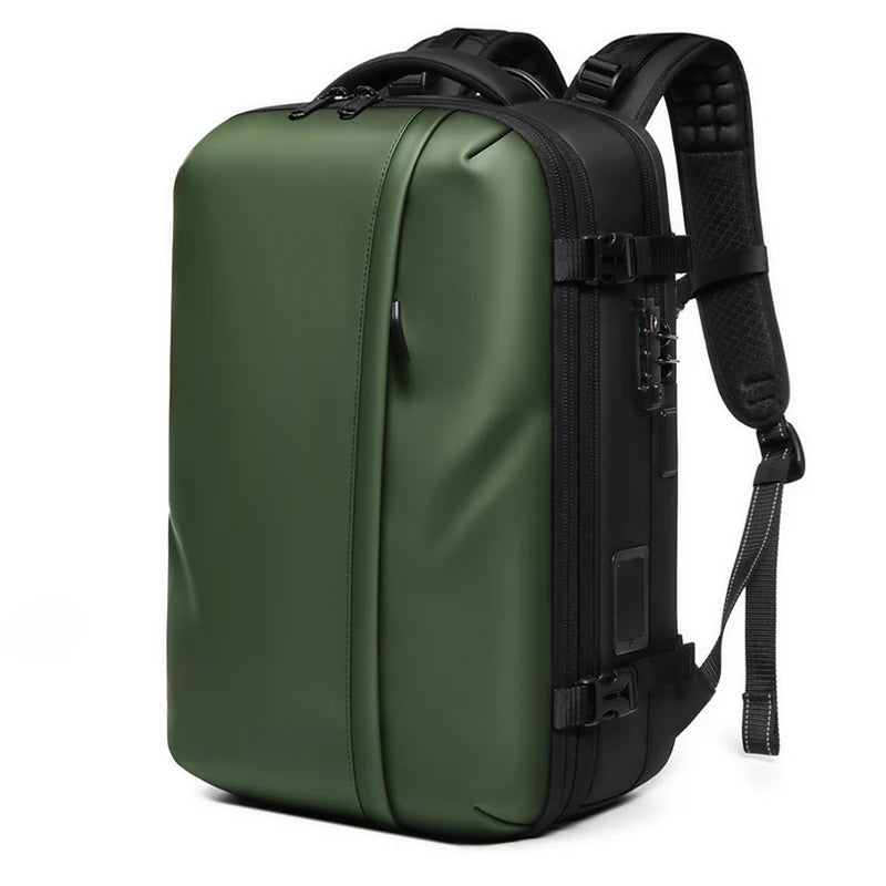 Men Travel Backpack One click start pump vacuum.