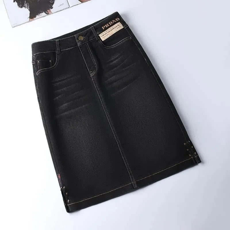 Women's Denim Skirts Spring Summer.