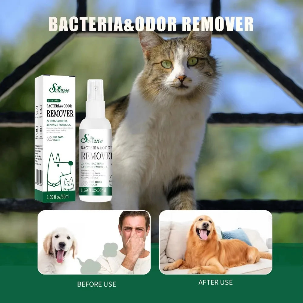 Premium hygiene spray for dogs.