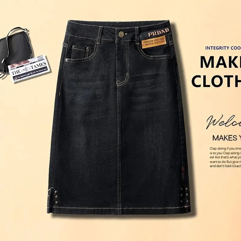 Women's Denim Skirts Spring Summer.