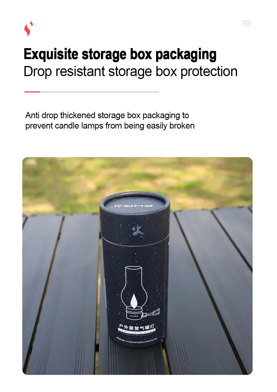 Portable Butane Gas Lamp for Camping,