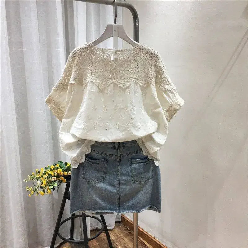 Loose Chiffon Shirt Women's Summer.