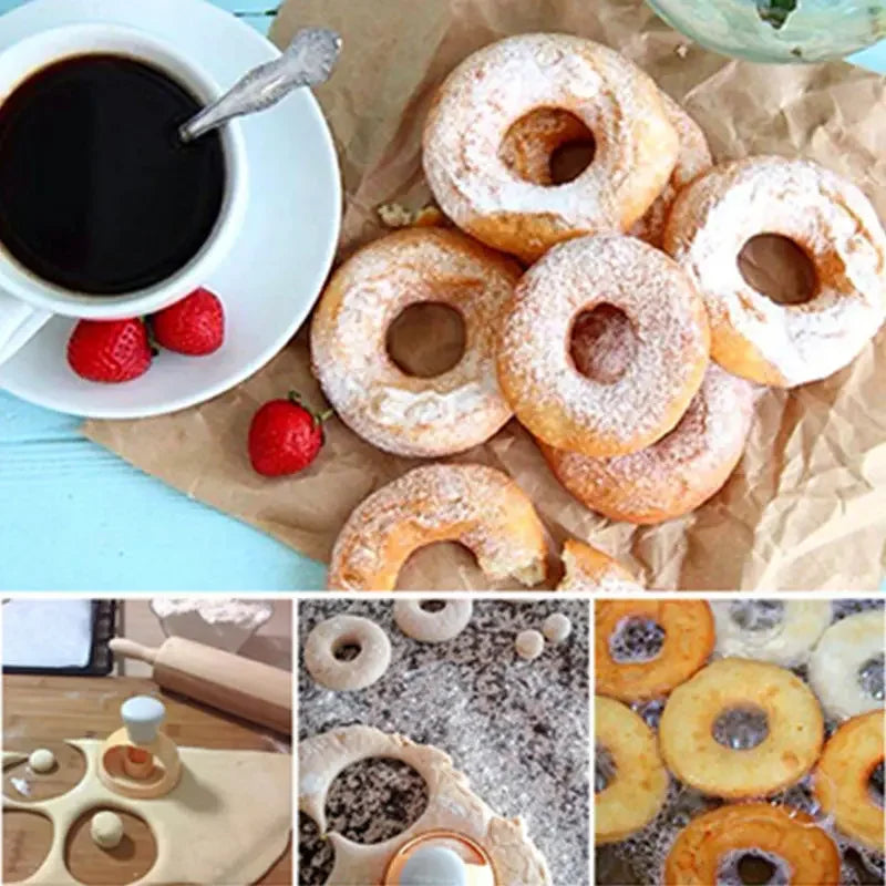 Plastic Donut Maker Waffle Molds Kitchen Accessory Bakeware Doughnut Maker Cake Mold Biscuit Cookies Diy Baking Tool