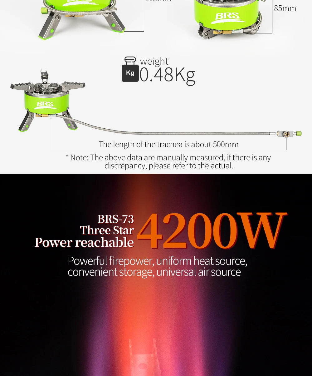 BRS Burner 4200W 7000W Outdoor Camping Gas.