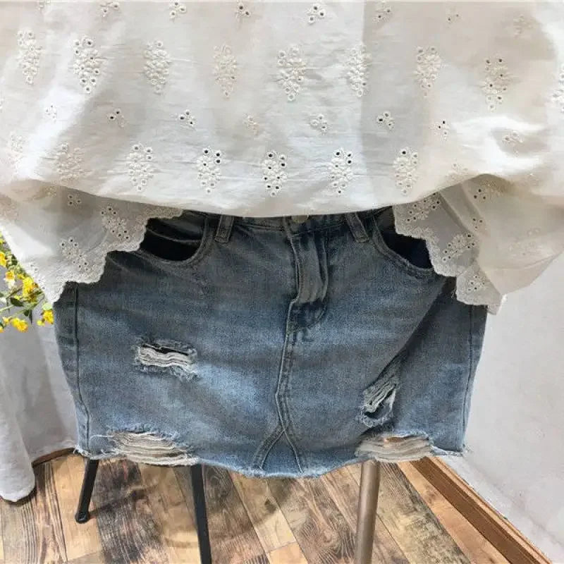 Loose Chiffon Shirt Women's Summer.