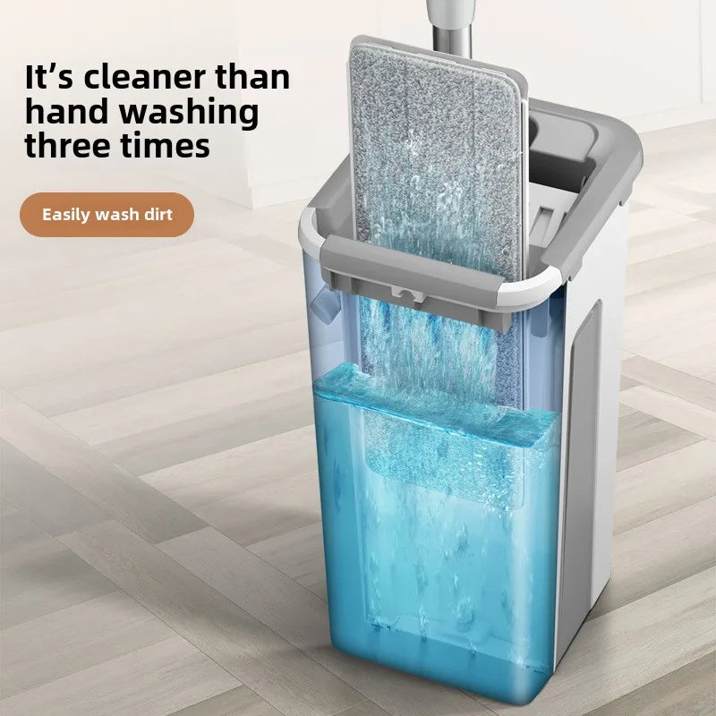 Mop with Bucket Set Wet Dry Magic Cleaning Tool for Home.
