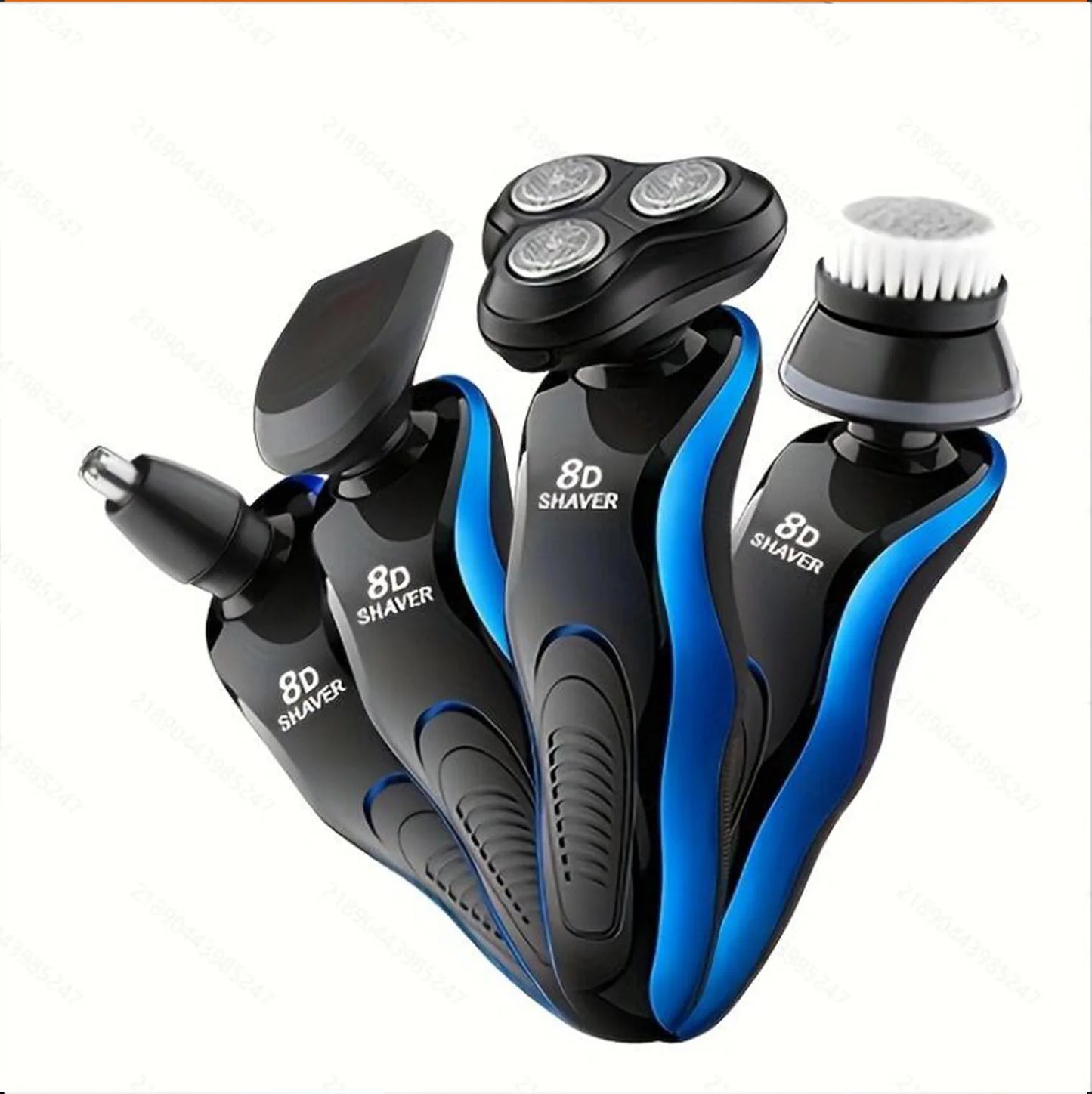 1 multifunctional four-in-one electric shaver, washable.