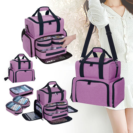 UOZL Large Capacity Double-layer Makeup.