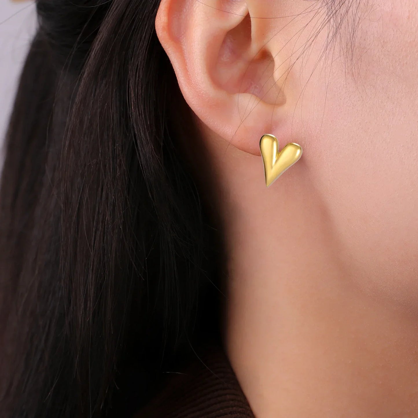 Cazador Stainless Steel Heart Women's Earrings Drop Dangle Earrings Jewelry 2025 Trend Wedding Party Birthday Gift New Wholesale