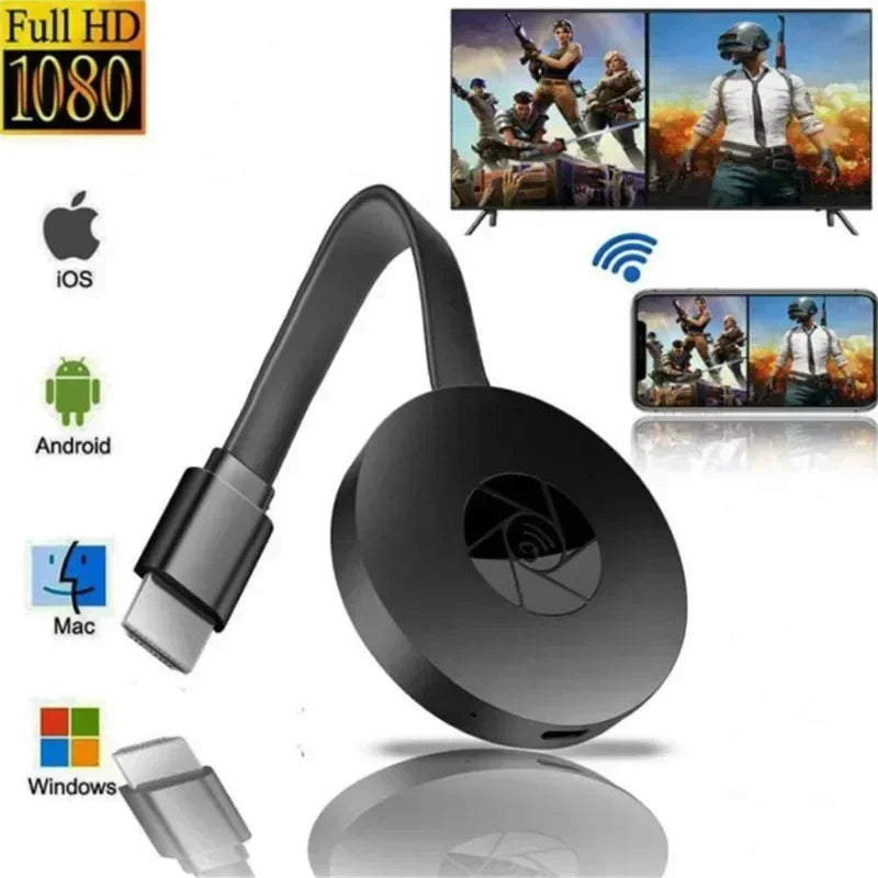 MUZISN 1080P G2 is suitable for MiraScreen monitor Anycast Wifi portable Miracast dongle.