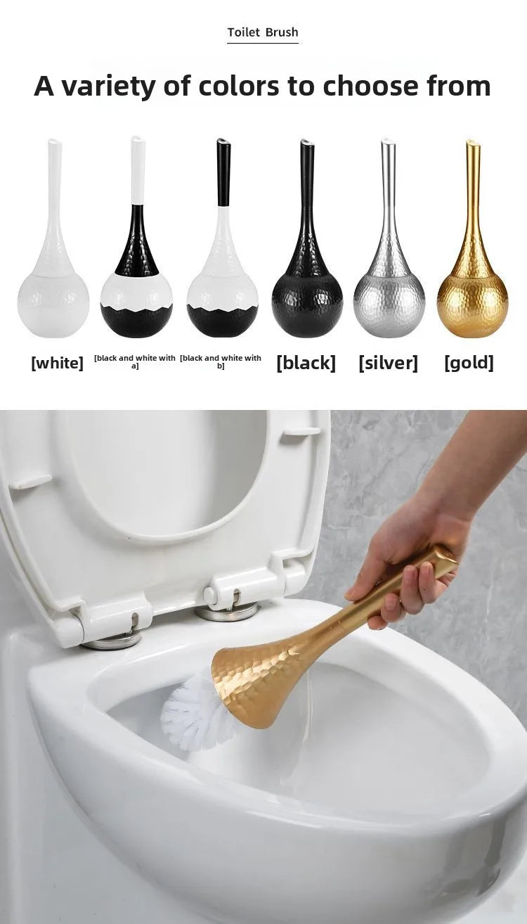 Premium Long Handle Toilet Brush with Holder.
