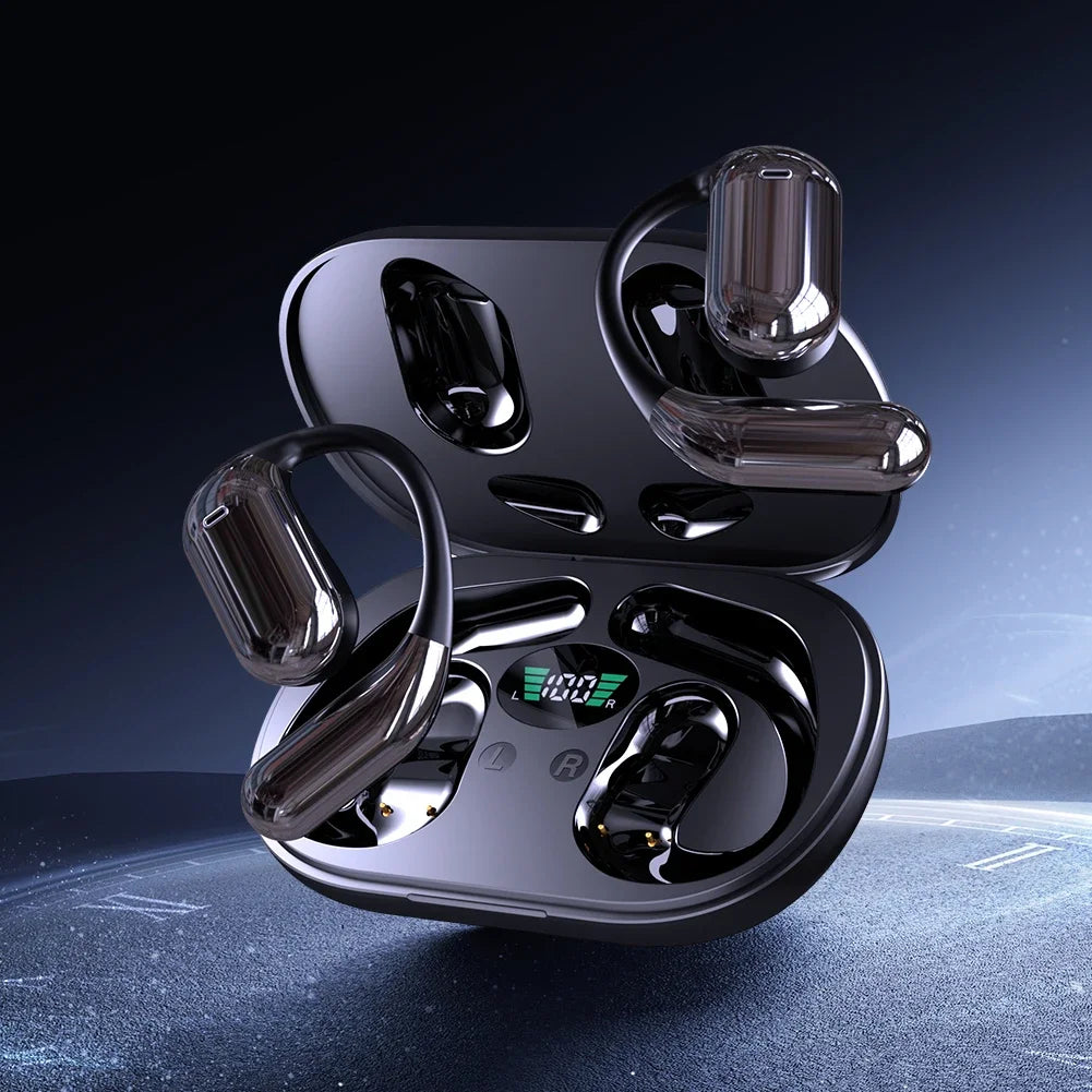 QCY Crossky R70 Open Ear Wireless Headphones Hi-Res with 144 languages