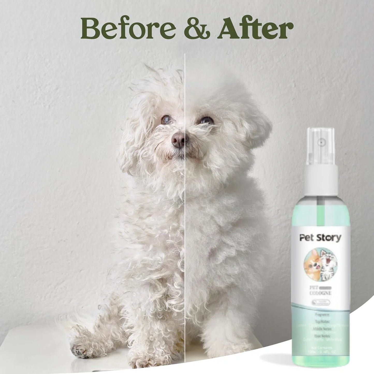 Premium hygiene spray for dogs.