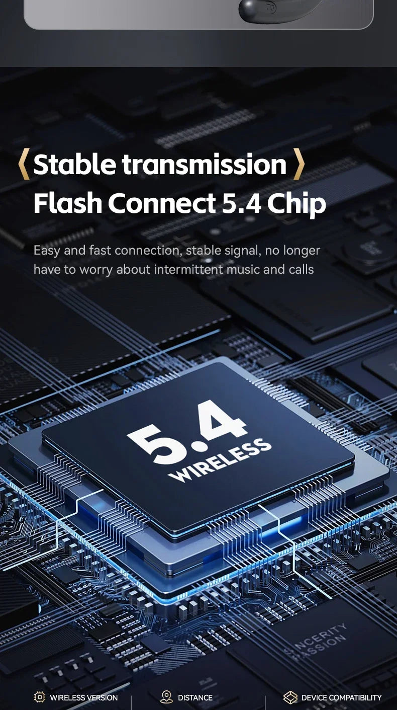 M74 AI Translator  Bluetooth Earbuds Real-Time Voice Translator 144 Languages.