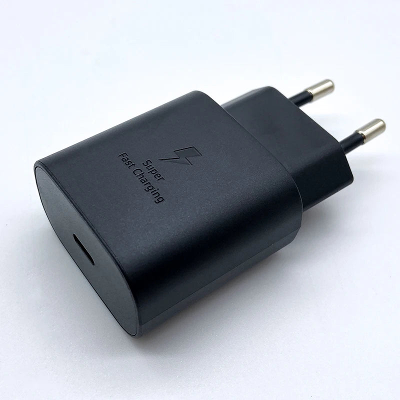 Samsung 25W Super Fast Charger Usb Type C Cargador Adapter For Galaxy