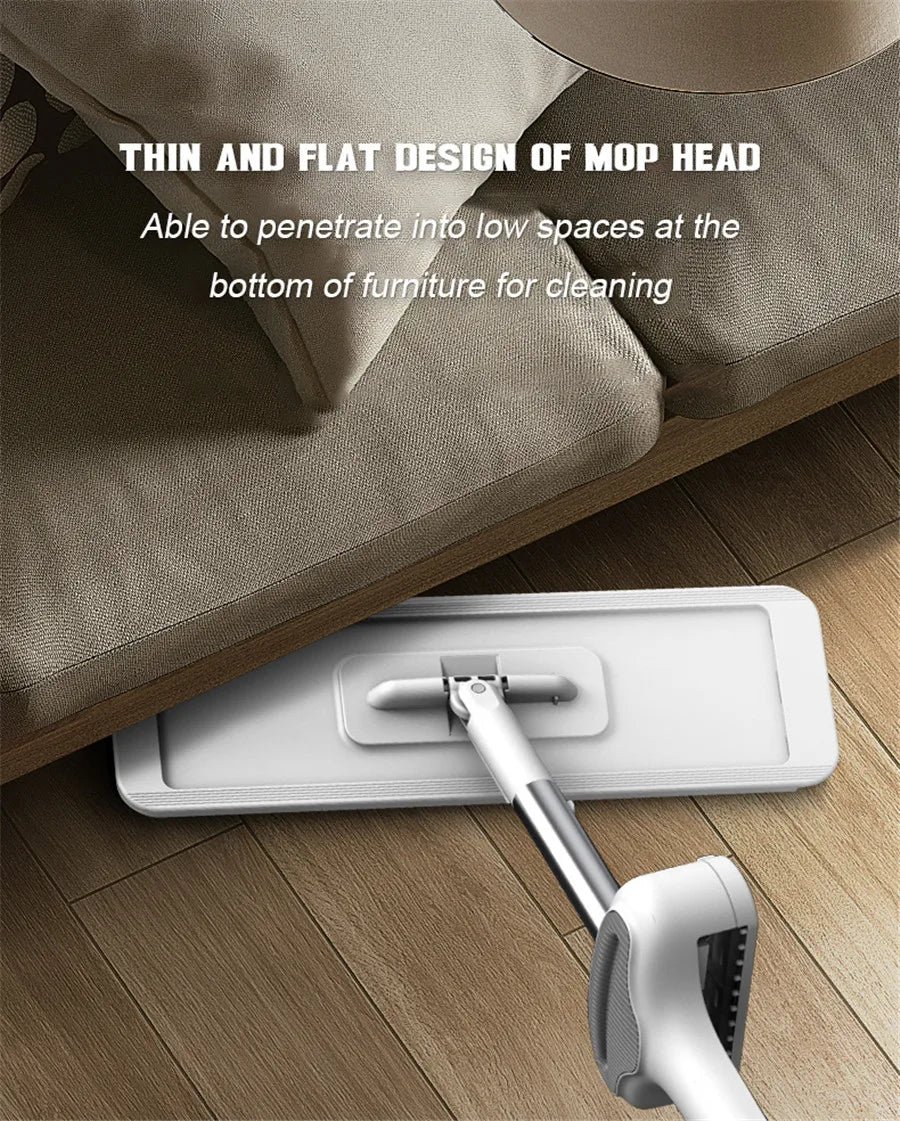 Magic Self-Cleaning Squeeze Mop Microfiber.