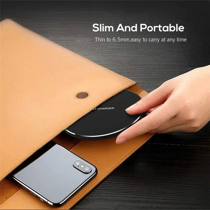 100W Fast Wireless Charger Pad For iPhone 15 14 13 12  X Pro Max 8 Samsung Galaxy S23 Xiaomi.