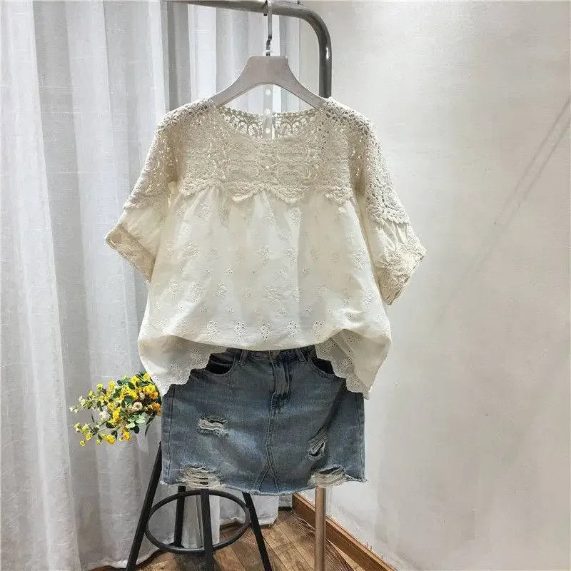 Loose Chiffon Shirt Women's Summer.