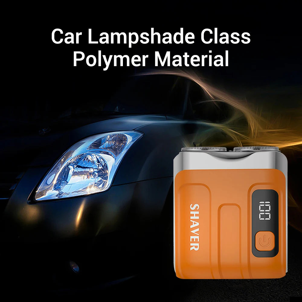 Smart, waterproof electric shaver for travel.