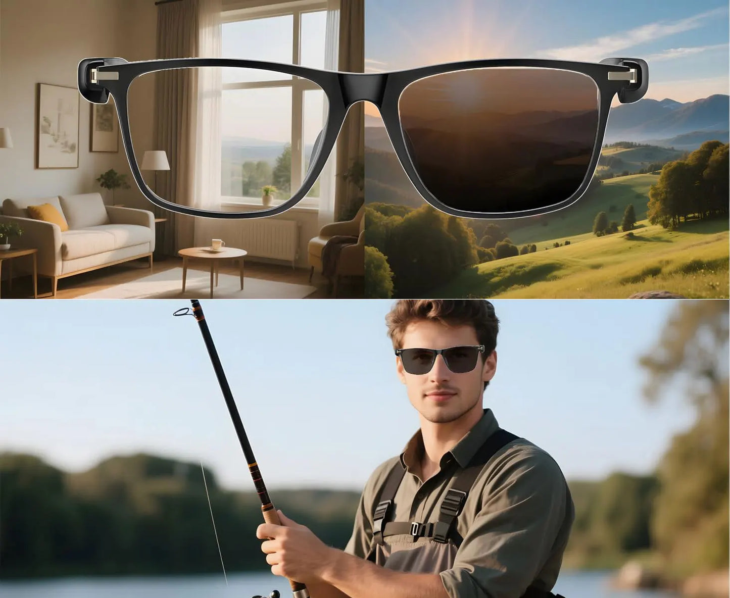 AI smart translation glasses, supporting real-time  translation in 164 languages,