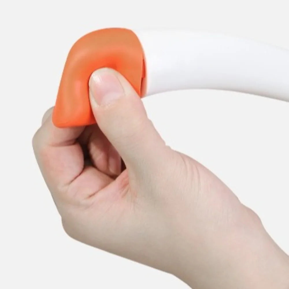 Swan Shape Long Handle Toilet Brush Dense Bristle Head Plastic.