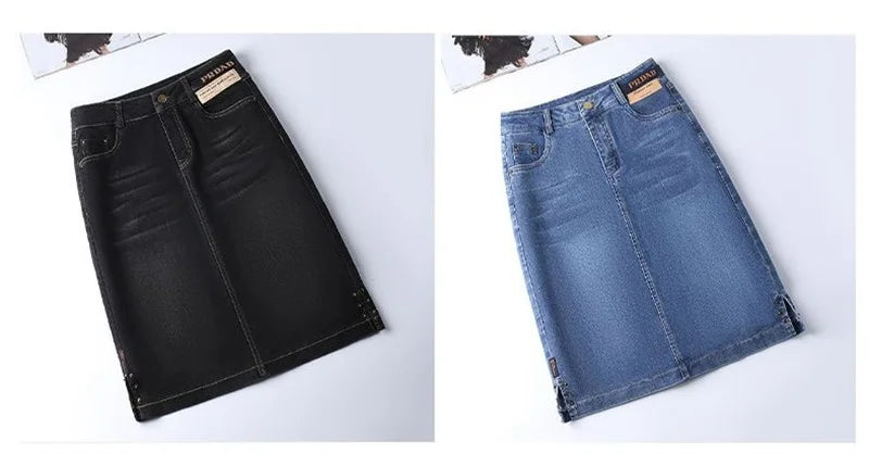 Women's Denim Skirts Spring Summer.