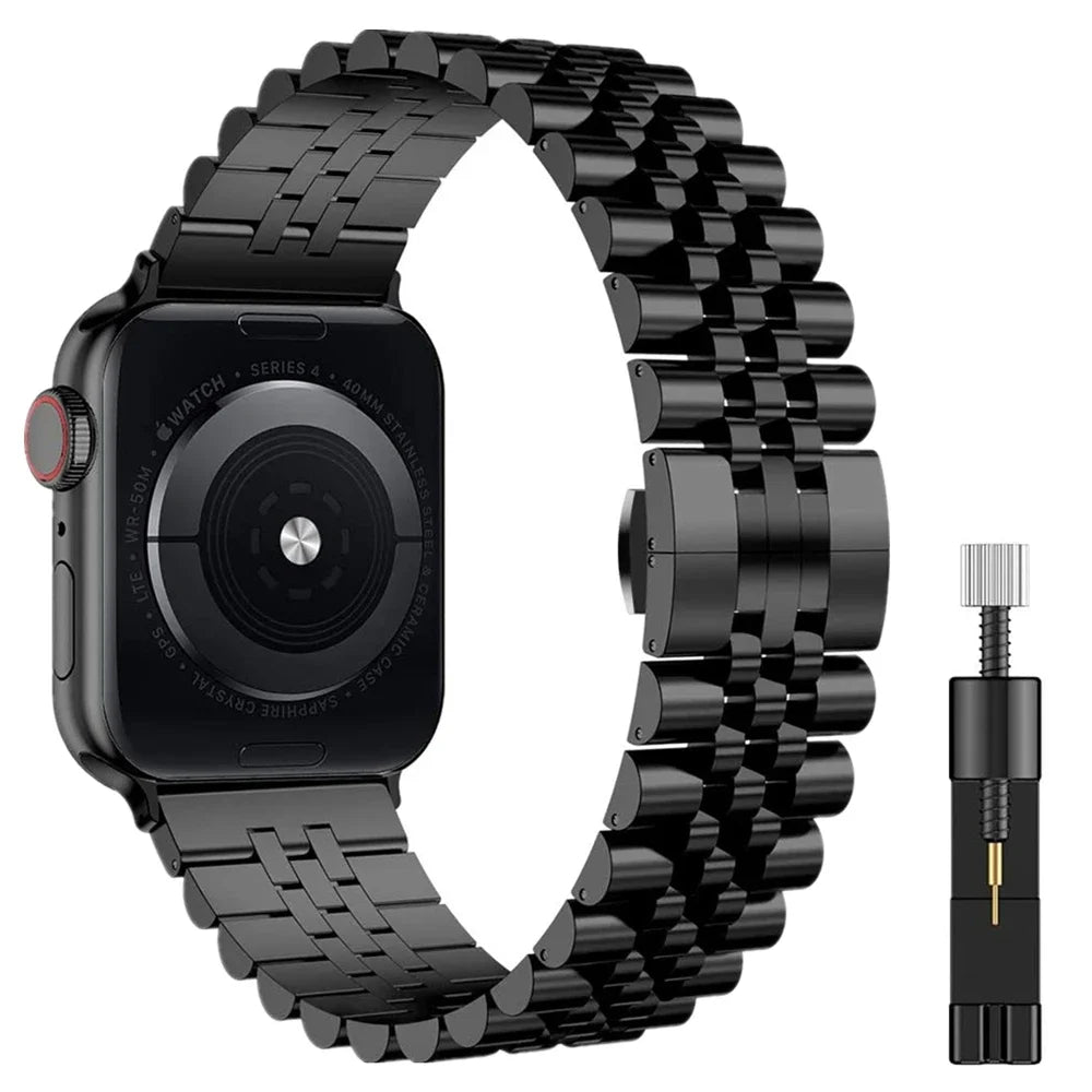 Stainless Steel Strap for Apple Watch Band 45mm 41mm Ultra 49mm 44mm 40mm 42mm 38mm Metal Wristband IWatch Series 8 7 SE 6 5 4 3