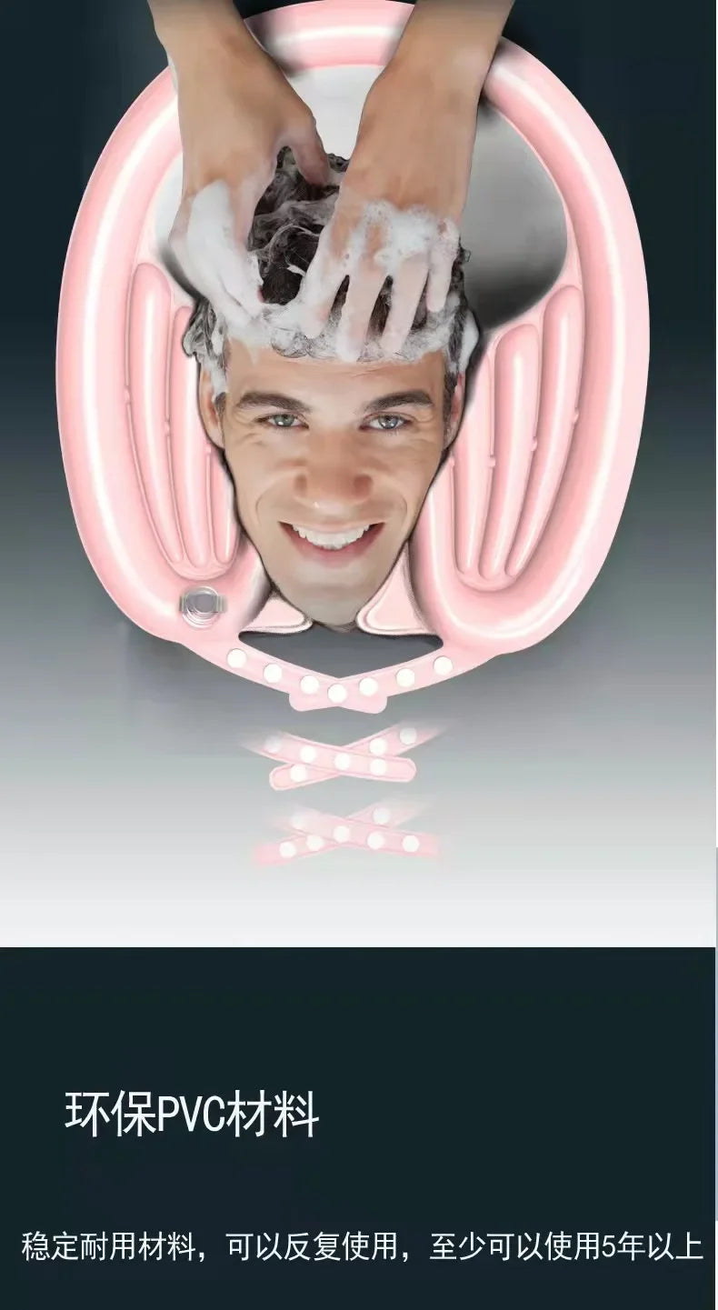 Inflatable Shampoo Basin PVC Foldable.
