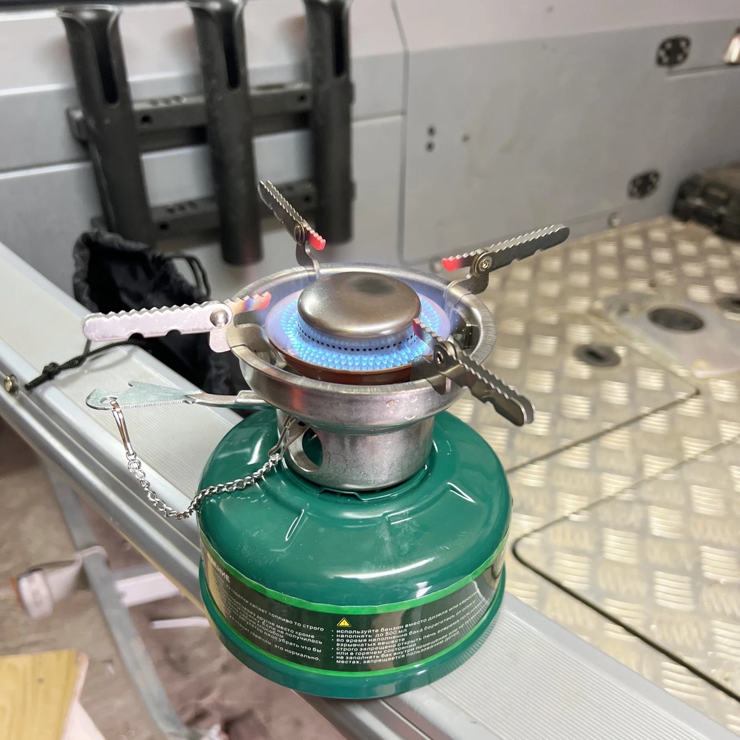 APG Camping Gasoline Stove Oil Stove Burners with Silencer.