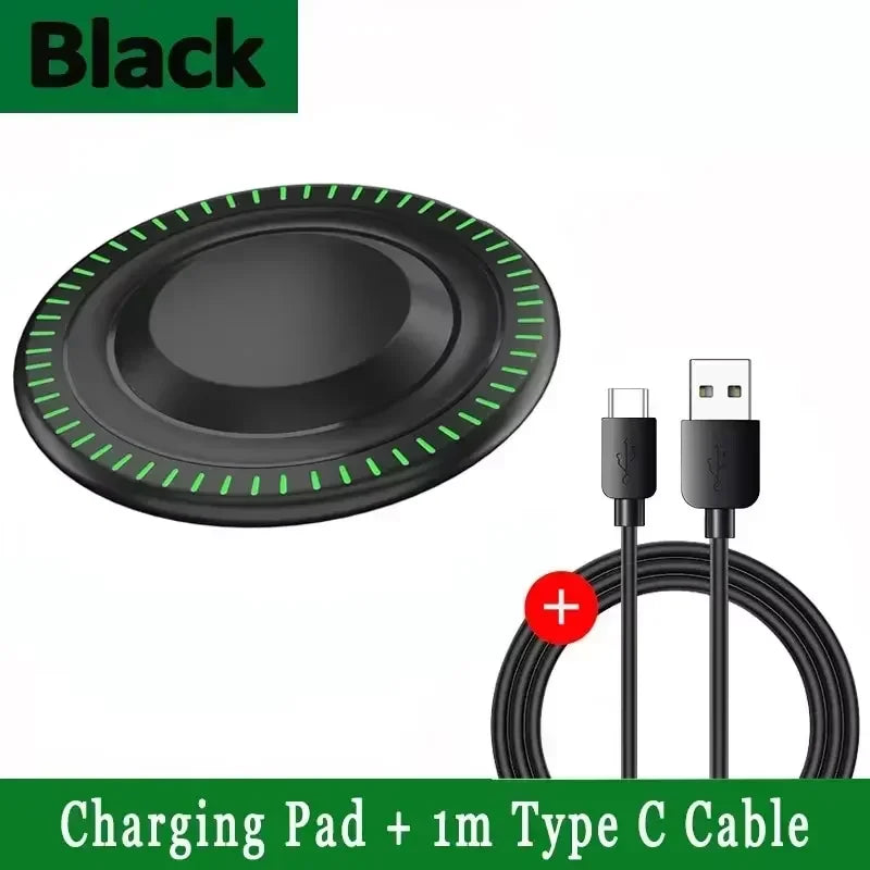 100W Fast Wireless Charger Pad For iPhone 15 14 13 12  X Pro Max 8 Samsung Galaxy S23 Xiaomi.