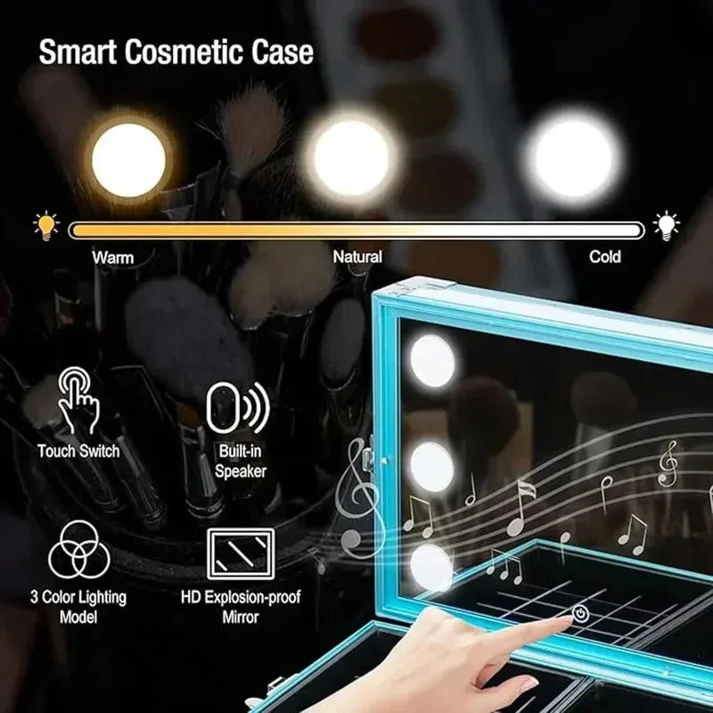 Portable Rolling Manicure Table Foldable.