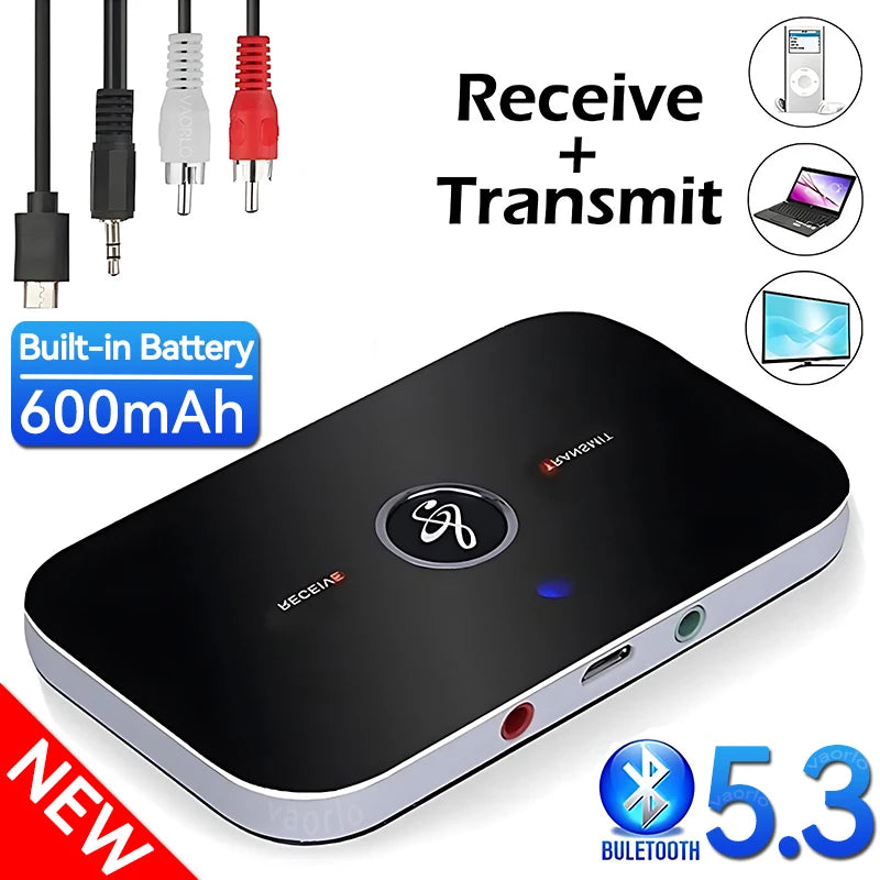 B6 2 IN 1 Bluetooth 5.3 Audio Transmitter.