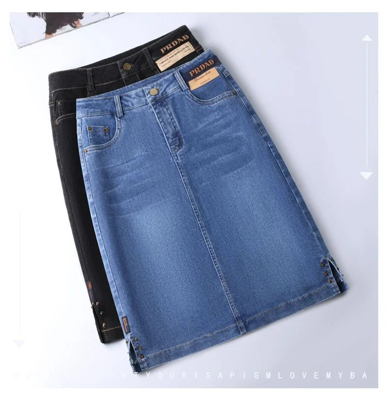 Women's Denim Skirts Spring Summer.