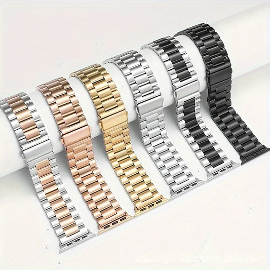 Stainless steel metal men and women watch bands, compatible with Apple Watch 38/40/41mm42/44/45/49mm, suitable for Iwatch 987654