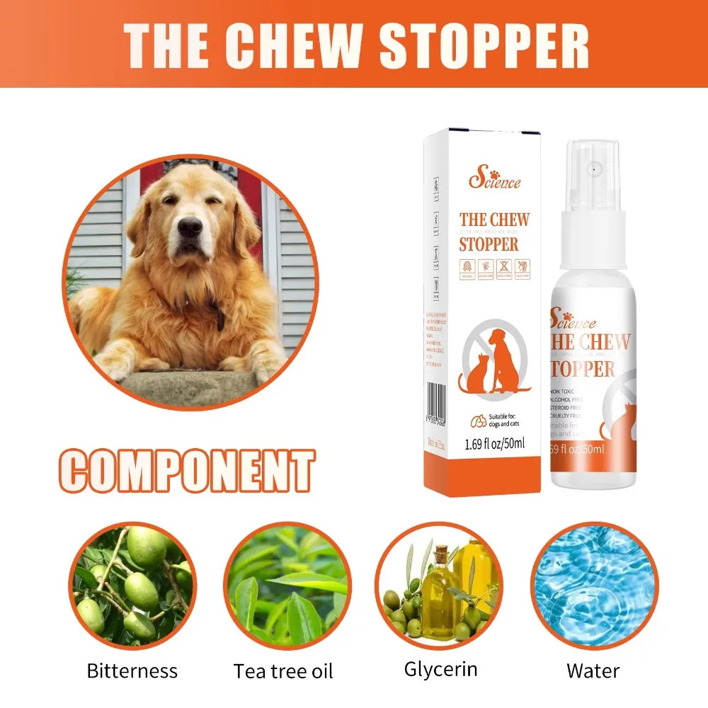 Premium hygiene spray for dogs.