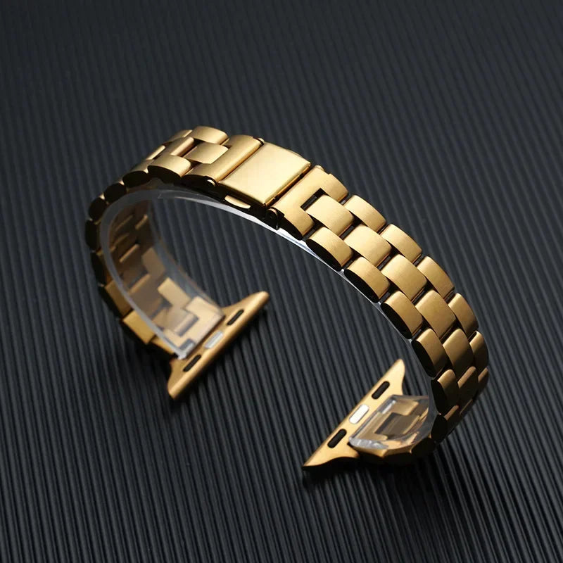 Stainless steel band for apple watch strap 44mm 45mm 40mm 42-38-41mm Slim Metal bracelet ultra 2 49mm iwatch series 8 7 6 SE 5 9