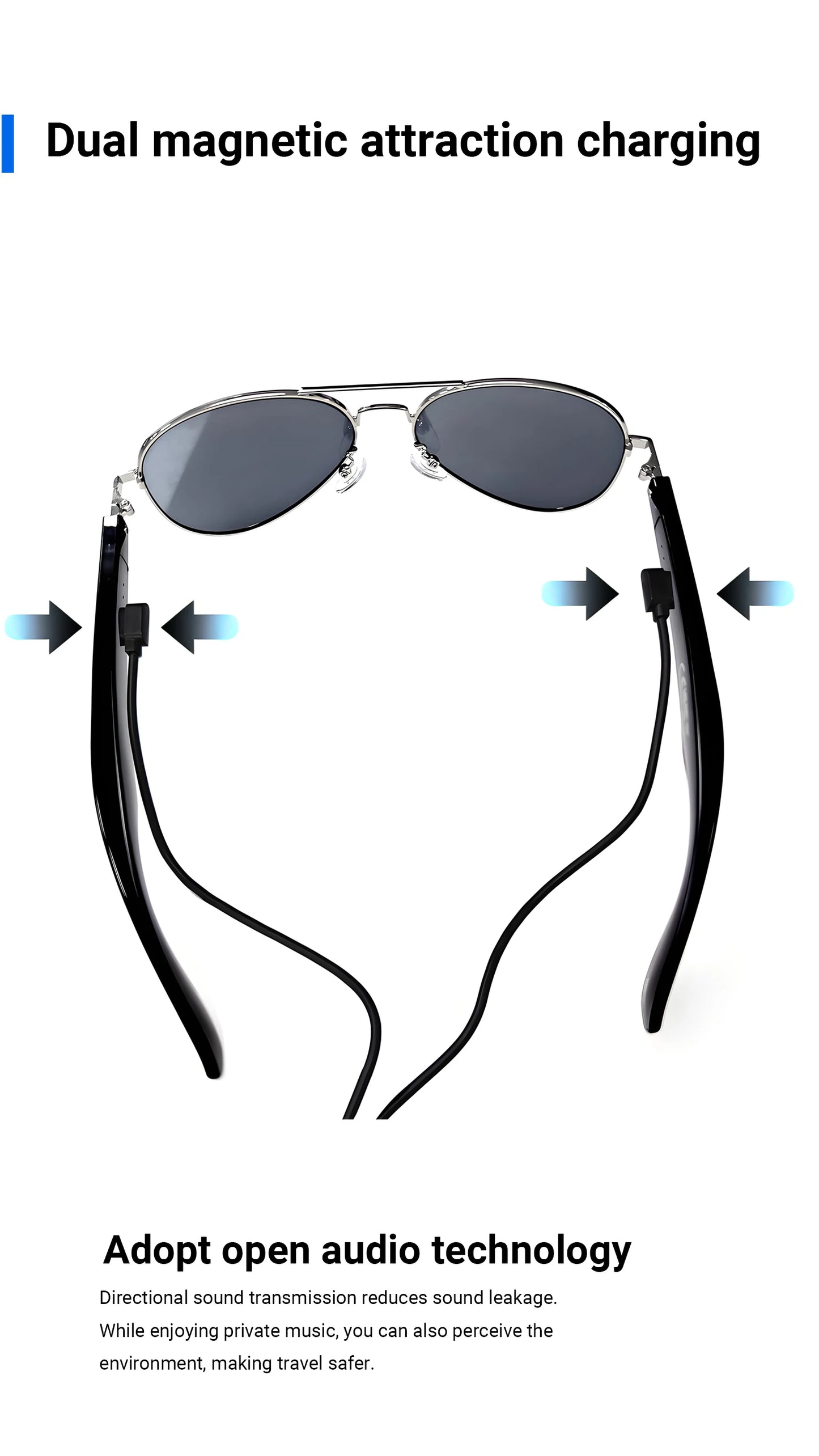 Smart Audio Glasses with AI and Translation .