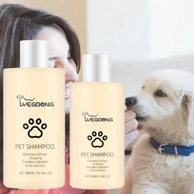 Soothing bath gel for pet hair, anti-mite, moisturizing, relieves itching.