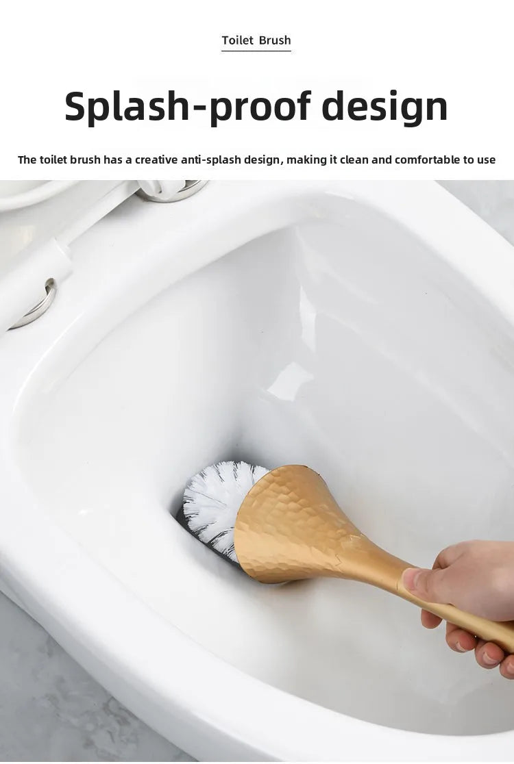 Premium Long Handle Toilet Brush with Holder.