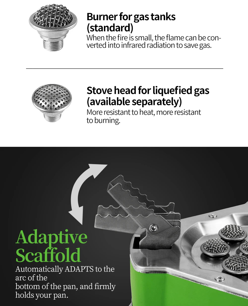 BRS Burner 4200W 7000W Outdoor Camping Gas.