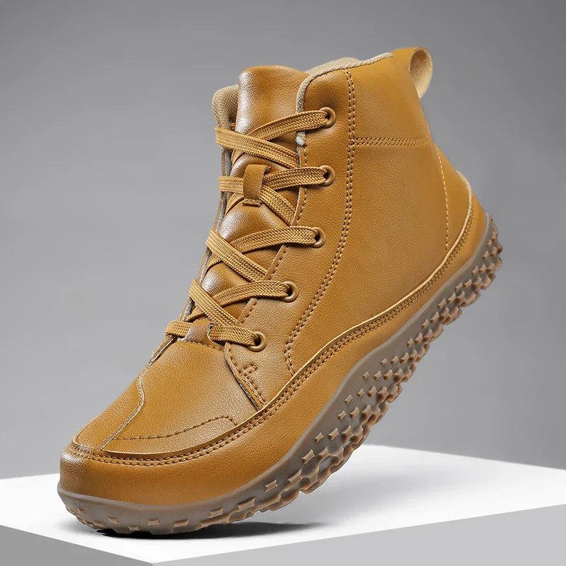 Cotton boots for winter, minimalist casual sneakers.