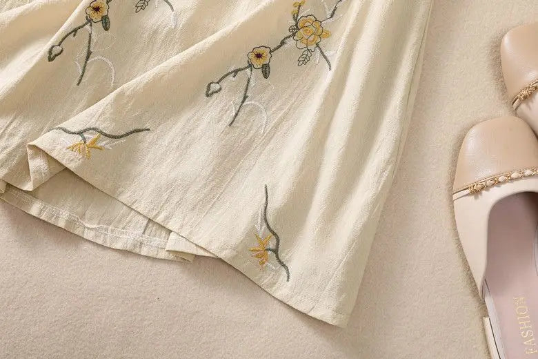 Mid-length Pure Cotton Women's Skirt for Women.