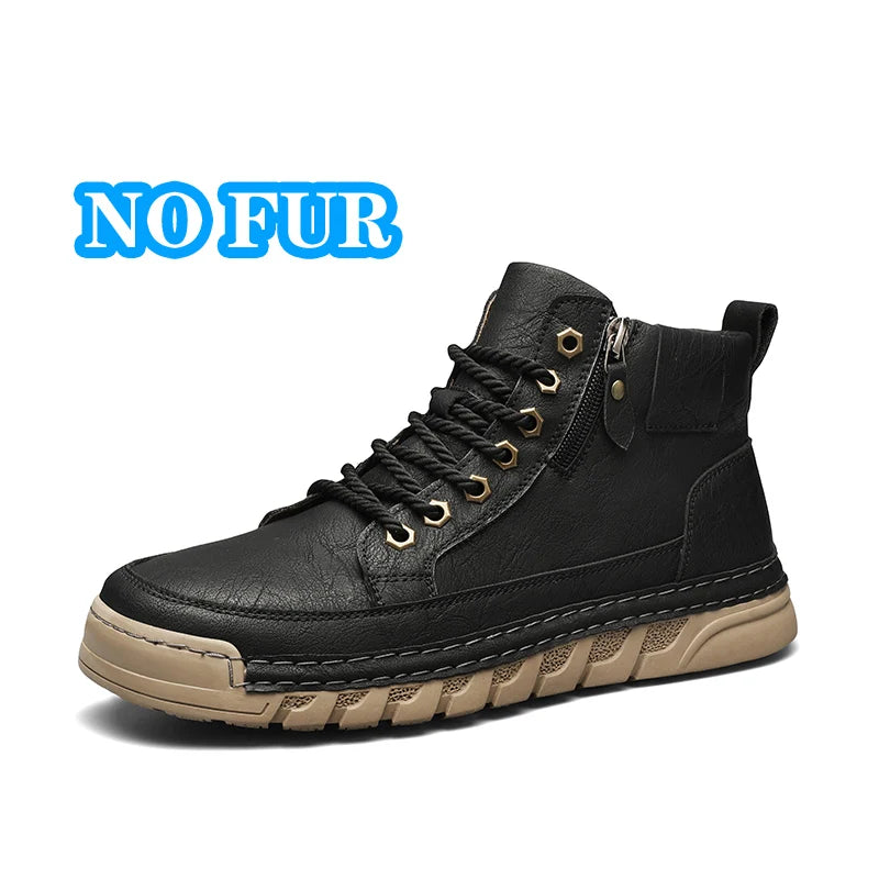 Comfortable men's boots, ideal for hiking and training.