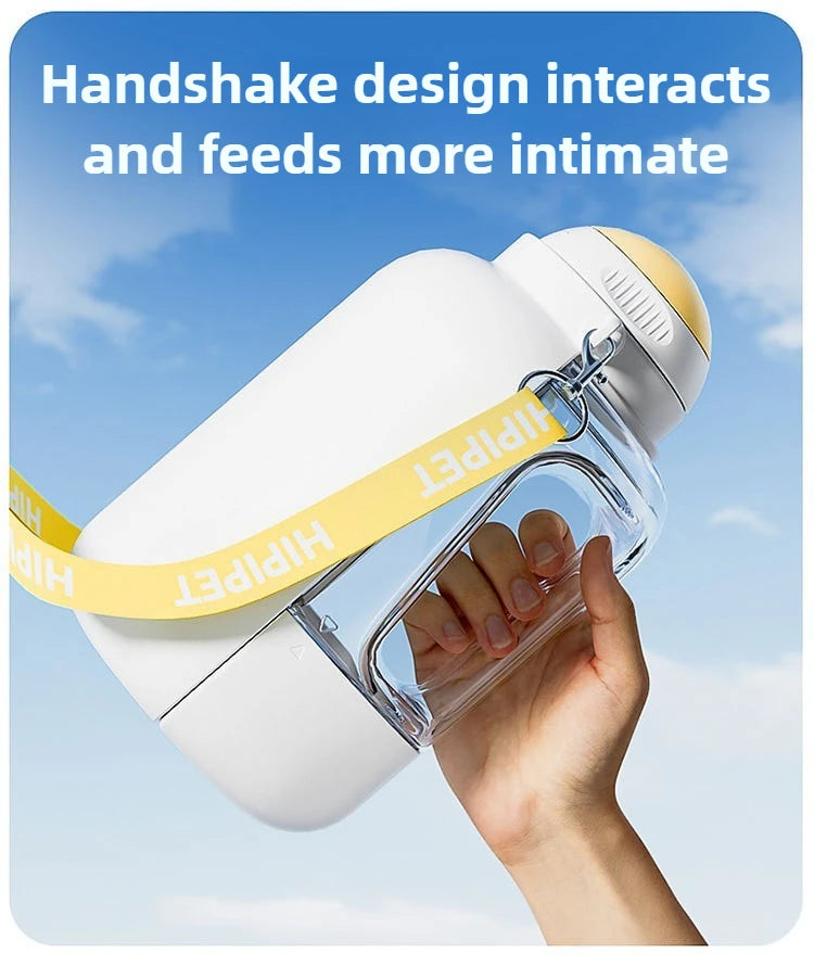 Portable water bowl for dogs, ideal for outdoor walks.